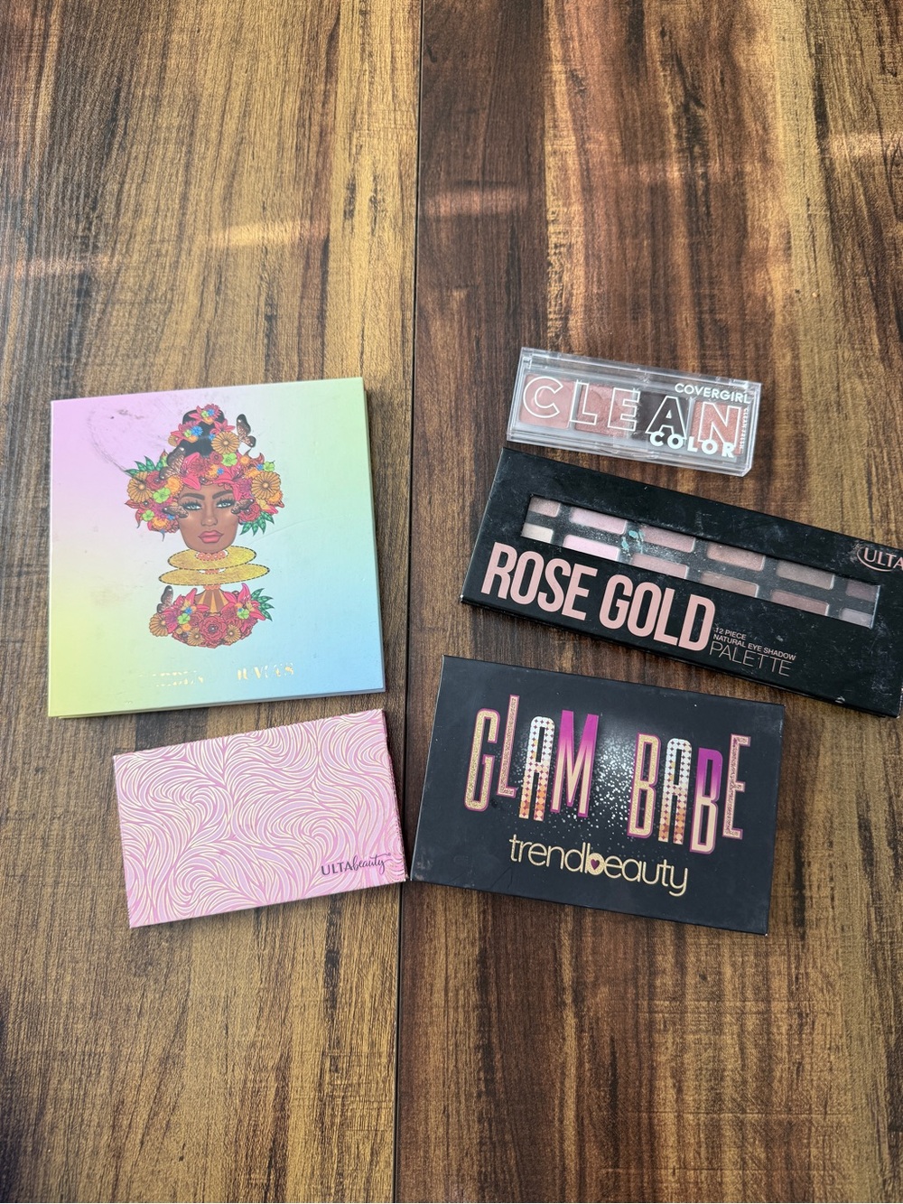 Various Eye Shadow Pallet Lot of 5